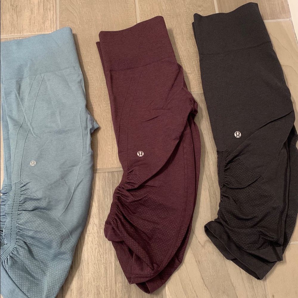 Lululemon In the flow crops - Picture 2 of 6